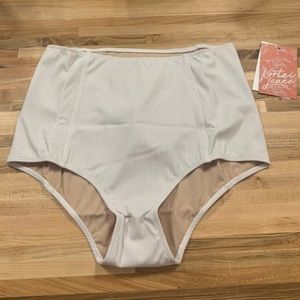 Ribbed White Bottoms